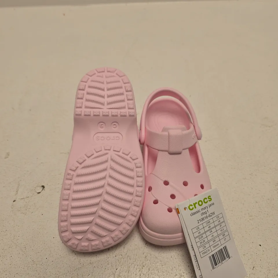 Crocs Classic Mary Jane Clog – Pink, Kids' size C9