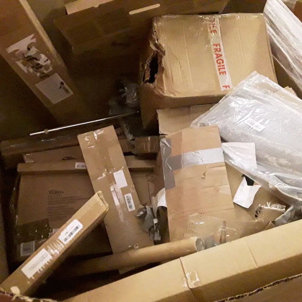 PALLET OF ASSORTED PRODUCTS INCLUDING TOILET SEAT, KIDS SCOOTER,CONVECTOR HEATER, 3 TIER CAN ORGANISER, CUSHION  