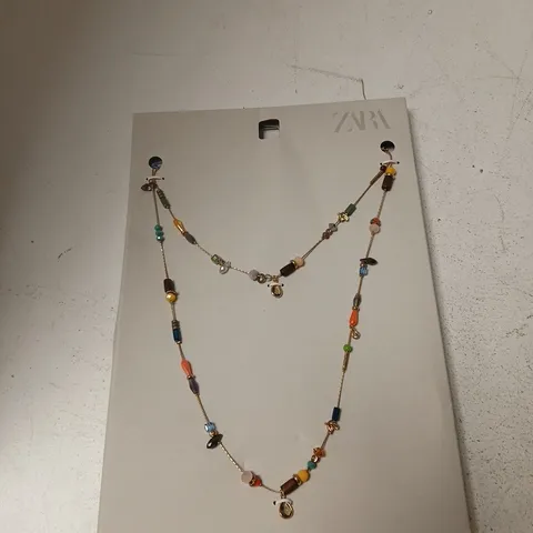 ZARA BEADED NECKLACE – MULTICOLOURED BEADS