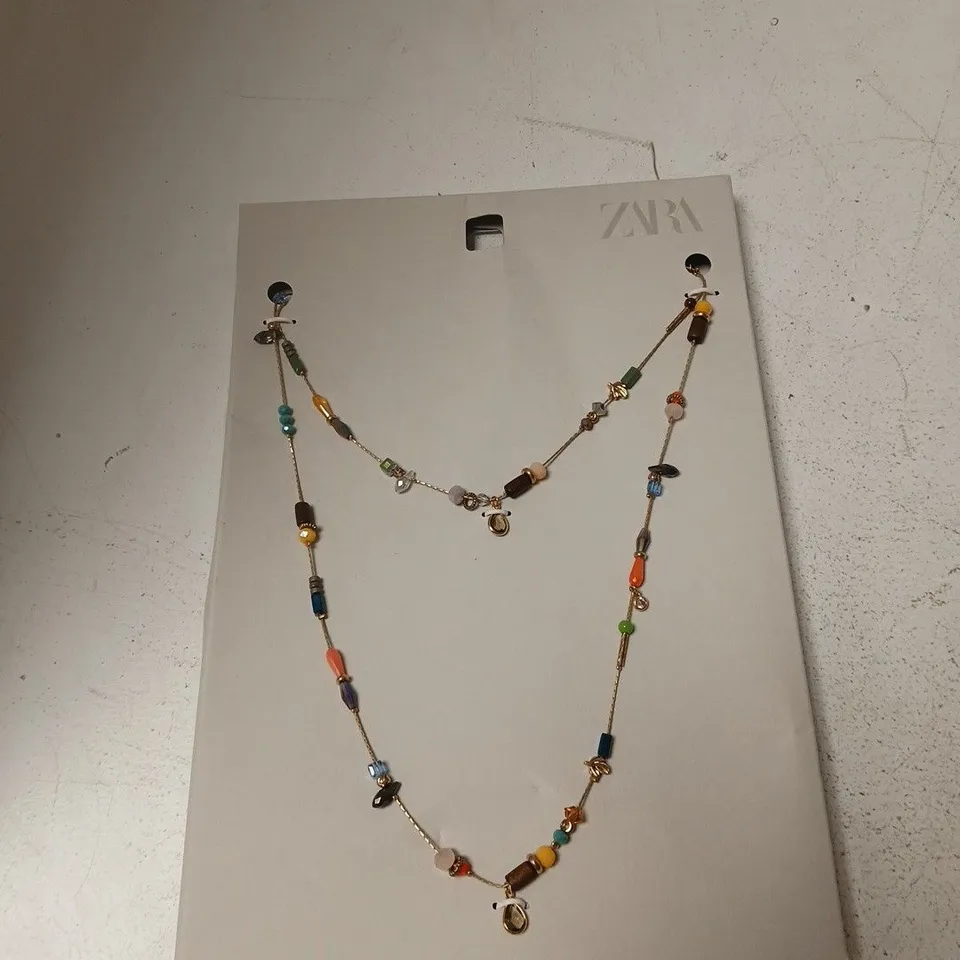 ZARA BEADED NECKLACE – MULTICOLOURED BEADS