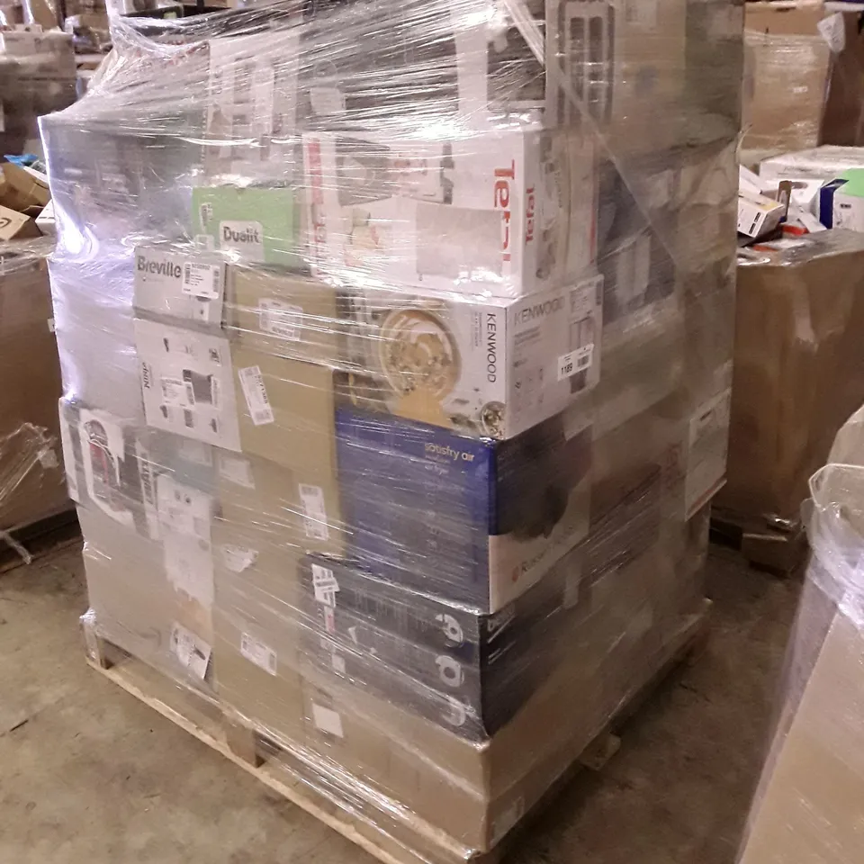 PALLET OF APPROXIMATELY 66 UNPROCESSED RAW RETURN HOUSEHOLD AND ELECTRICAL GOODS TO INCLUDE;
