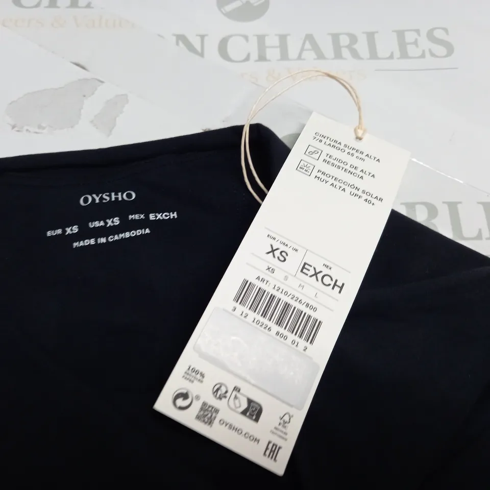 OYSHO CINTURA SUPER ALTA 7/8 LARGO 75CM - XS