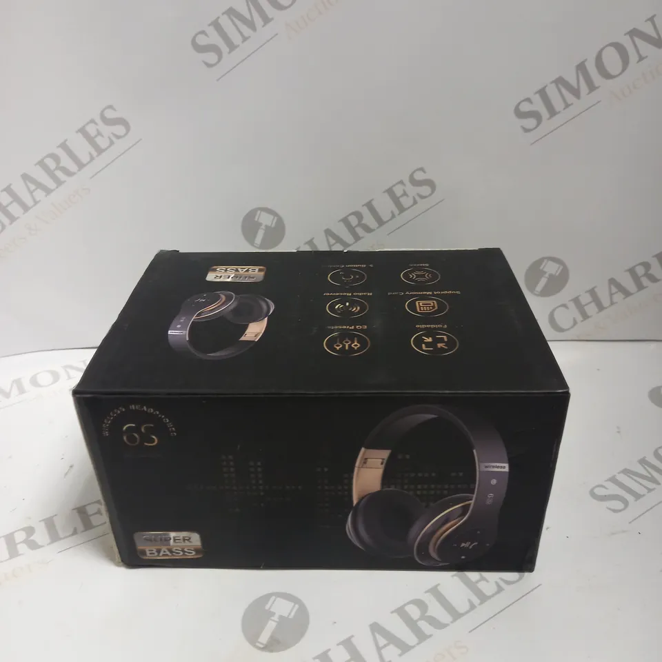 BOXED UNBRANDED 6S SUPER BASS WIRELESS HEADPHONES 