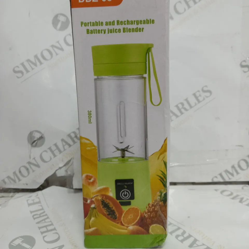 BOXED PORTABLE AND RECHARGEABLE BATTERY JUICE BLENDER