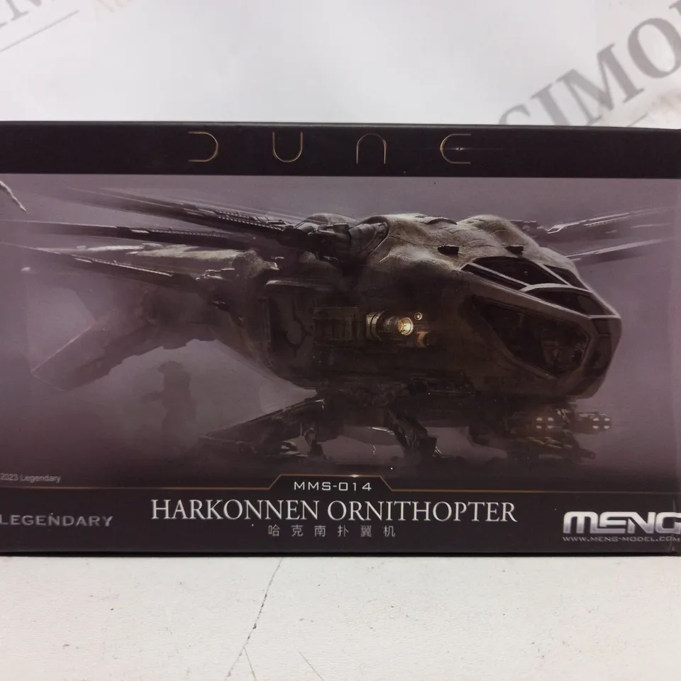 BOXED MENG DUNE MMS-014 HARKONNEN ORNITHOPTER MODEL