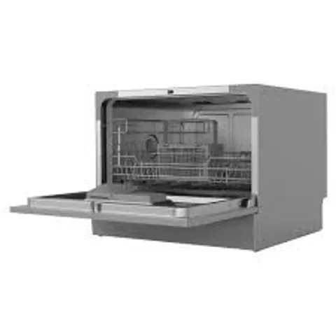 BOXED RUSSELL HOBBS RH6TTDW0D1S TABLE TOP DISHWASHER - SILVER