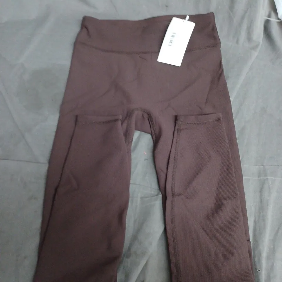 REASN THE SCULPT HIGH WAIST LEGGINGS – ESPRESSO, UK 6