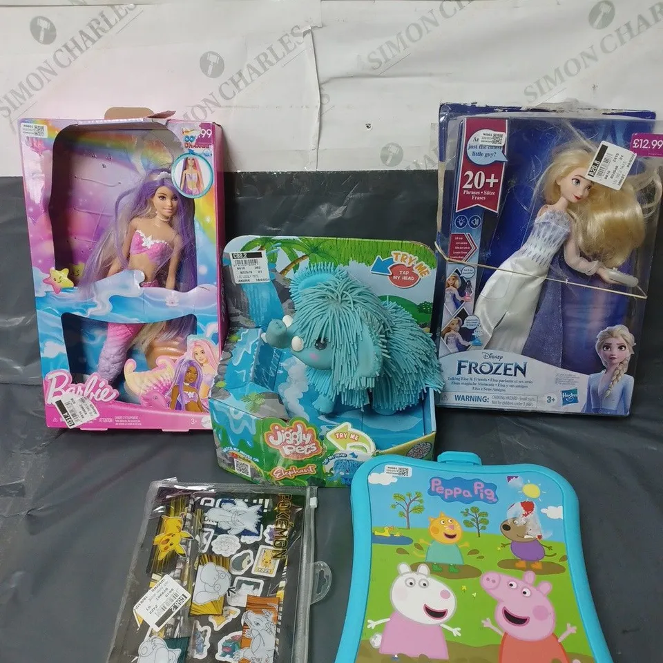 APPROXIMATELY 20 TOYS AND GAMES TO INCLUDE BARBIE, FROZEN AND POKEMON