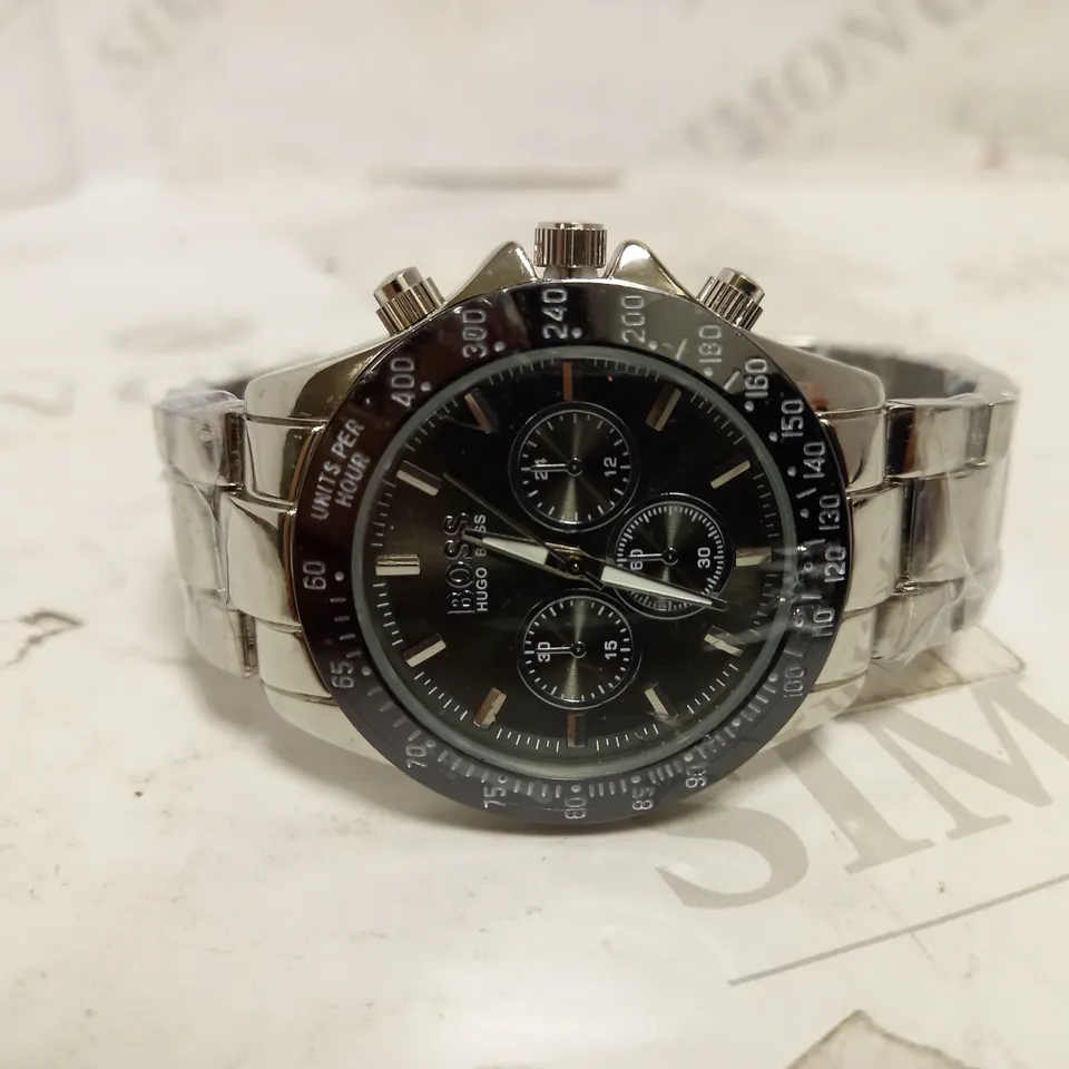 HUGO BOSS-STYLE CHRONOGRAPH WATCH