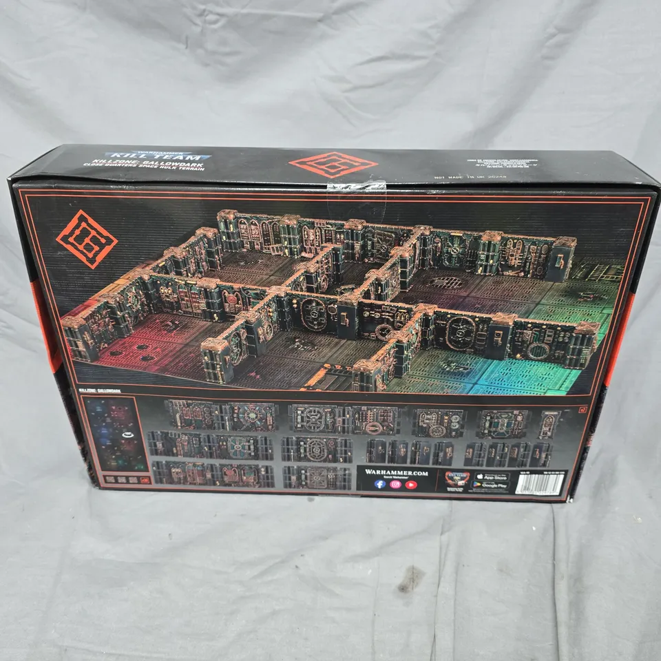 BOXED WARHAMMER 40,000 KILL TEAM KILLZONE: GALLOWDARK CLOSE QUARTERS SPACE HULK TERRAIN