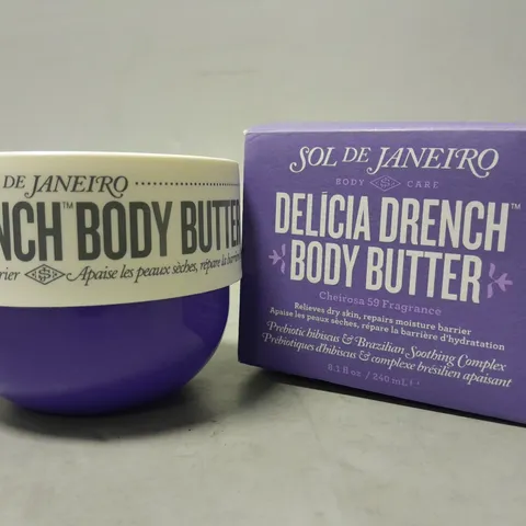 BOXED SOL DE JANEIRO DELICIA DRENCH BODY BUTTER (240ml)