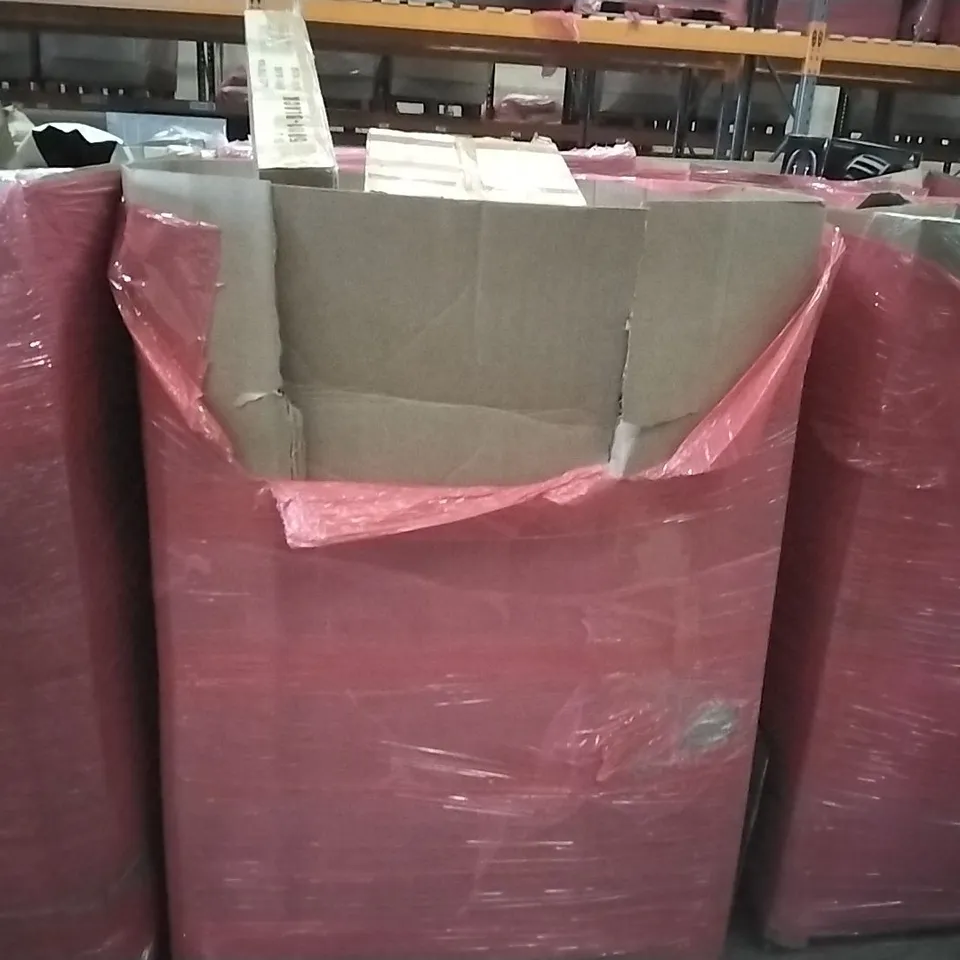PALLET OF HOUSEHOLD ITEMS TO INCLUDE PUSH UP BOARDS, AIR FRYER, OUTSIDE DOG BEDS AND LIGITDCH SURROUND SOUND SPEAKERS ECT  