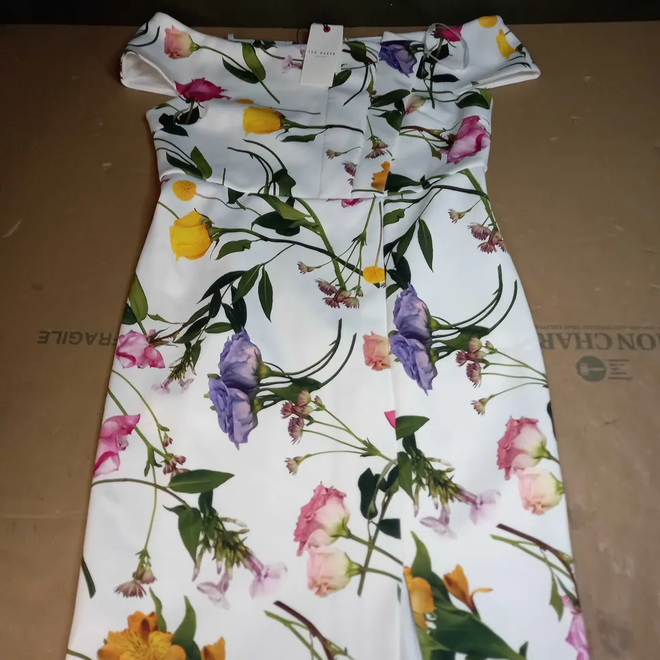 TED BAKER BARDOT BODYCON DRESS SIZE 4