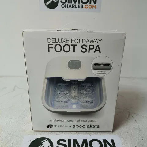 DELUXE FOLDAWAY FOOT SPA – BOXED