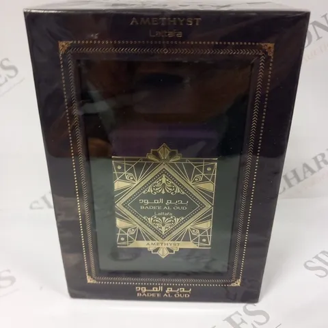 BOXED AND SEALED AMETHYST LATTAFA BADEE AL OUD EAU DE PARFUM 100ML