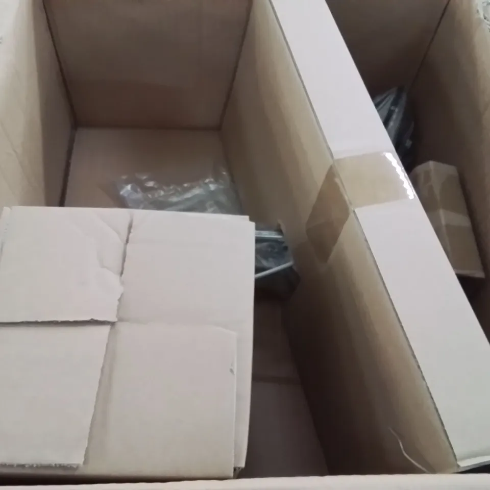 BOXED 3-LIGHT SHADED CHANDELIER 