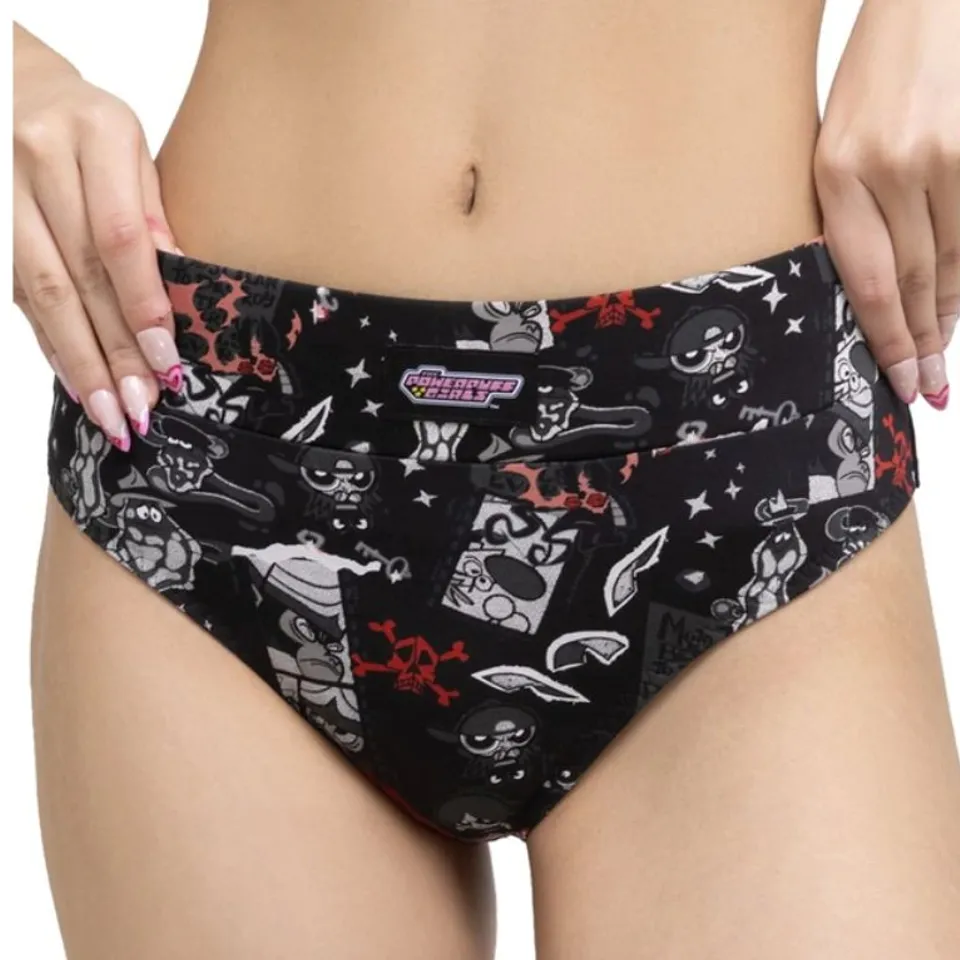BRAND NEW KILLSTAR - THE POWERPUFF GIRLS - WE WANT TO FIGHT - MULTI WOMEN'S PANTIES SIZE XS