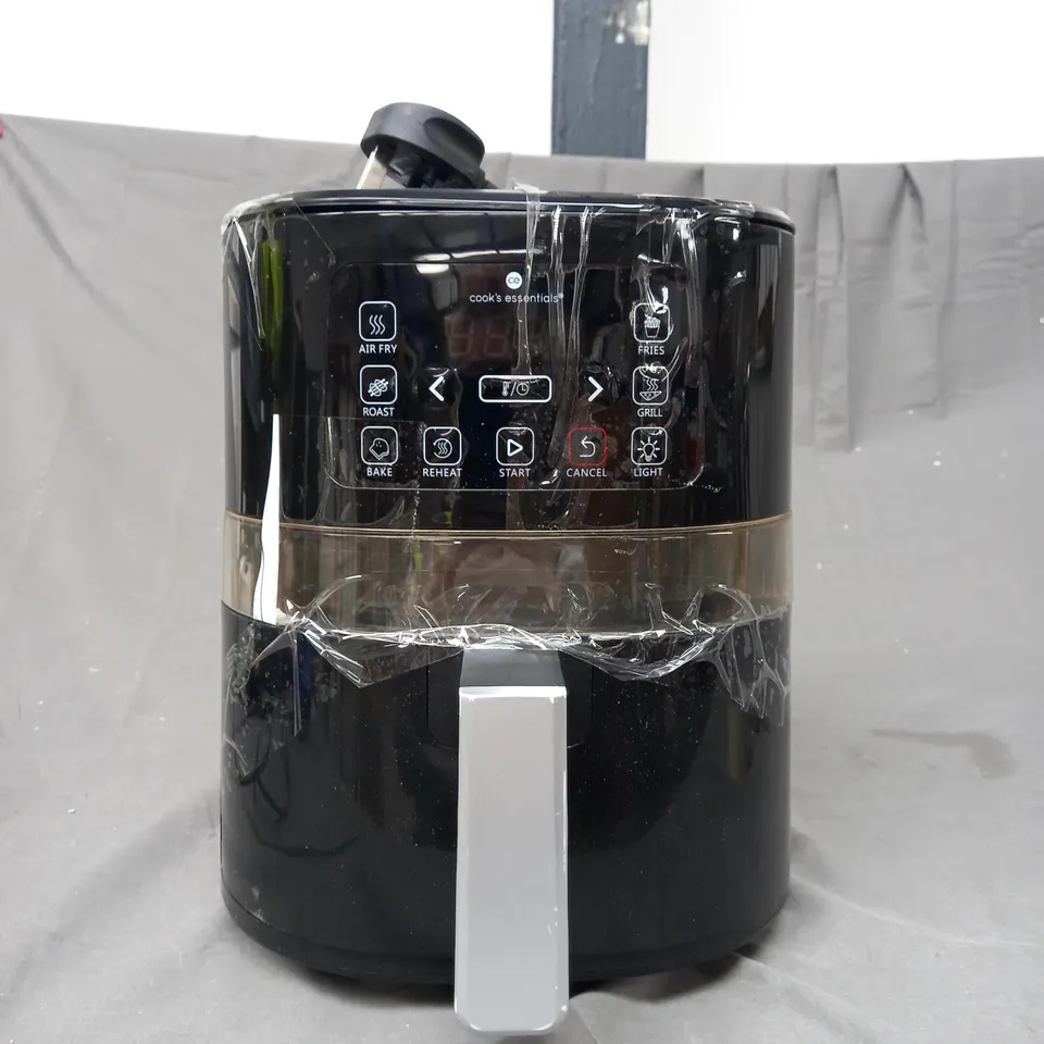 COOK'S ESSENTIALS 4L AIR FRYER IN BLACK