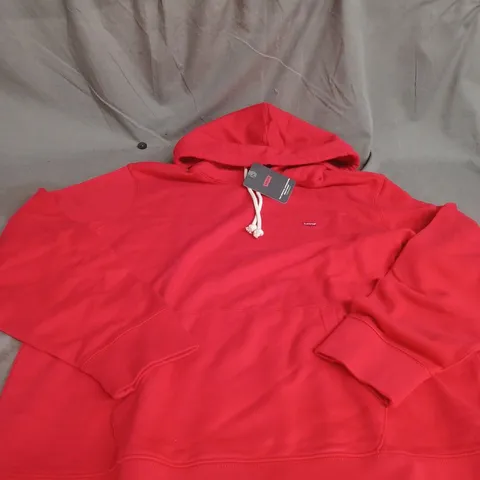 LEVI'S  RED HOODIE SIZE L