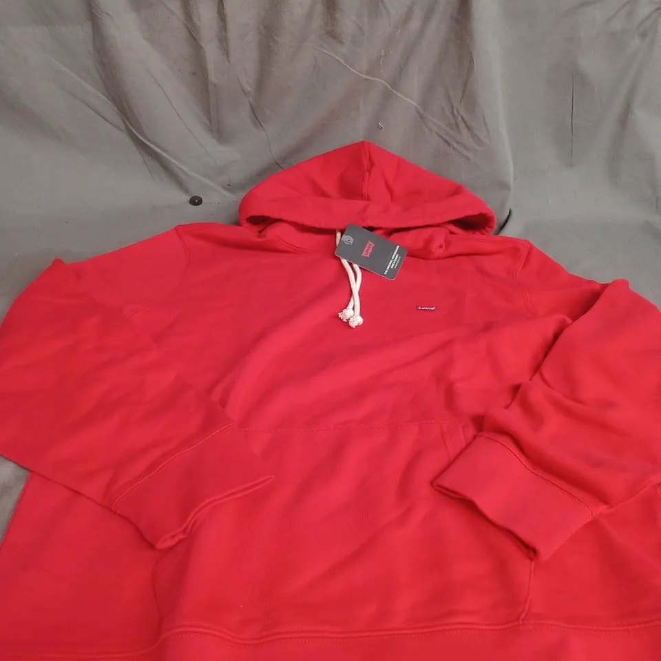 LEVI'S  RED HOODIE SIZE L