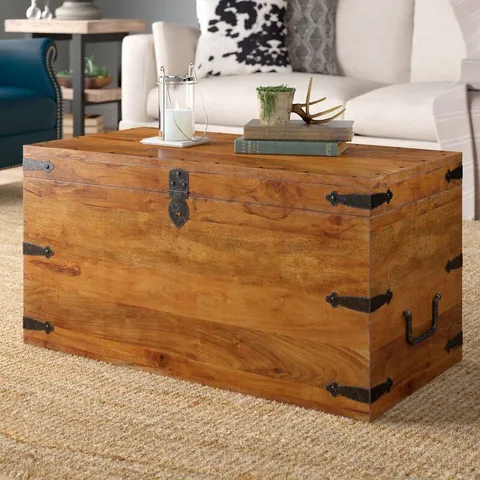 BOXED BALIC TRUNK COFFEE TABLE