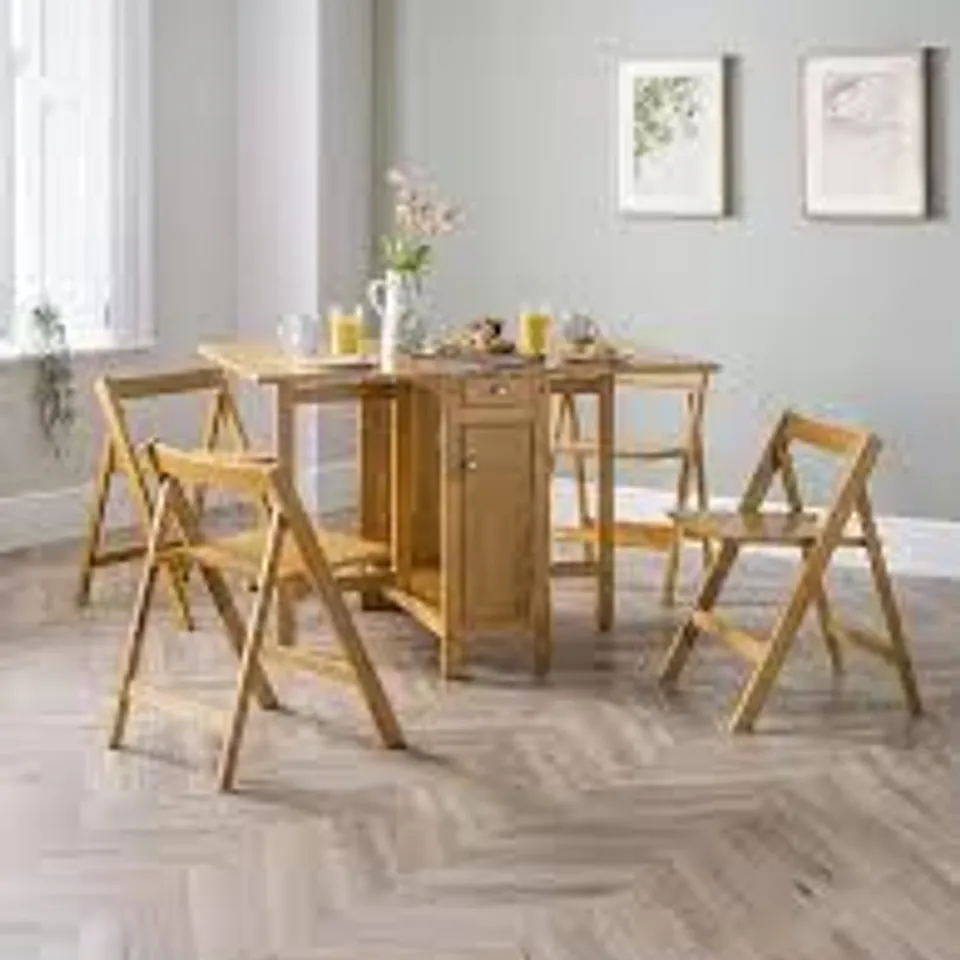BOXED JULIAN BOWEN SAVOY DINING SET - TAUPE (1 BOX)