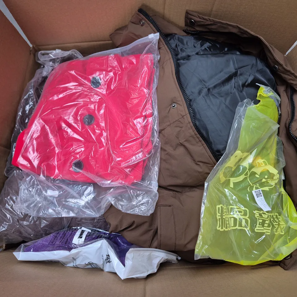 APPROXIMATELY 25 ASSORTED CLOTHING AND FASHION PRODUCTS IN VARIOUS STYLES AND SIZES - COLLECTION ONLY