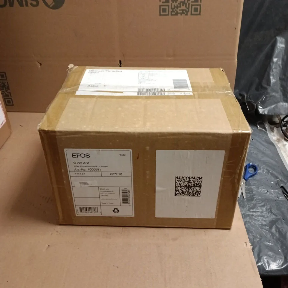 BOX OF APPROXIMATELY 8 EPOS GTW 270 GAMING EARPHONES - COLLECTION ONLY