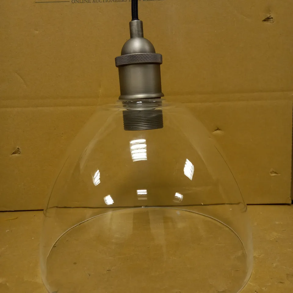 BAY LIGHTING CARTER 1-LIGHT CEILING PENDANT, MATT/NICKEL