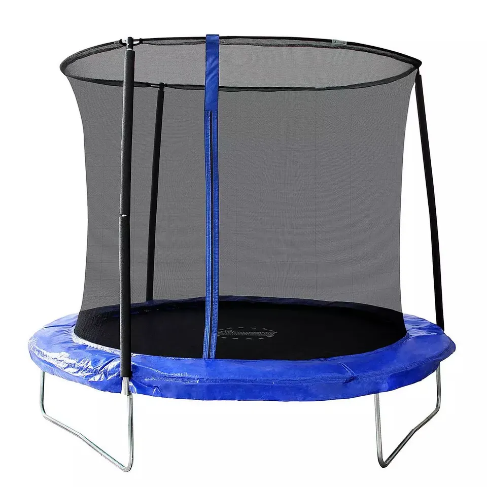 BOXED SPORTSPOWER 8FT BOUNCE PRO TRAMPOLINE BLUE - COLLECTION ONLY