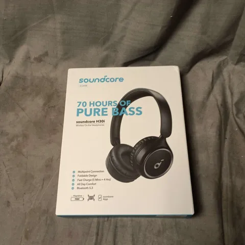 SOUNDCORE WIRELESS ON-EAR HEADPHONES – H301I (70 HOURS) – BOXED
