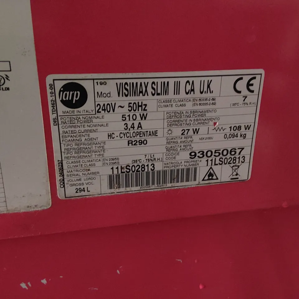 WALL'S TRIPLE LEVEL DISPLAY MEDIUM ICE CREAM FREEZER