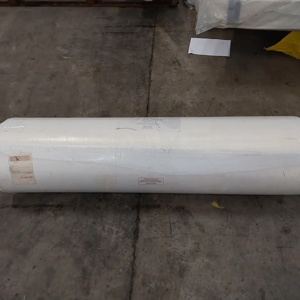 QUALITY BAGGED AND ROLLED SOMNIOR 7-ZONE MEMORY FOAM 4'6" DOUBLE SIZE MATTRESS 