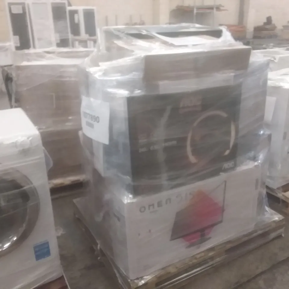 PALLET OF APPROXIMATELY 18 UNPROCESSED RAW RETURN MONITORS TO INCLUDE;