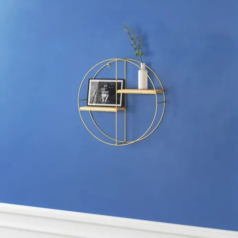 BOXED SELENE 2 PIECE CIRCLE ACCENT SHELF