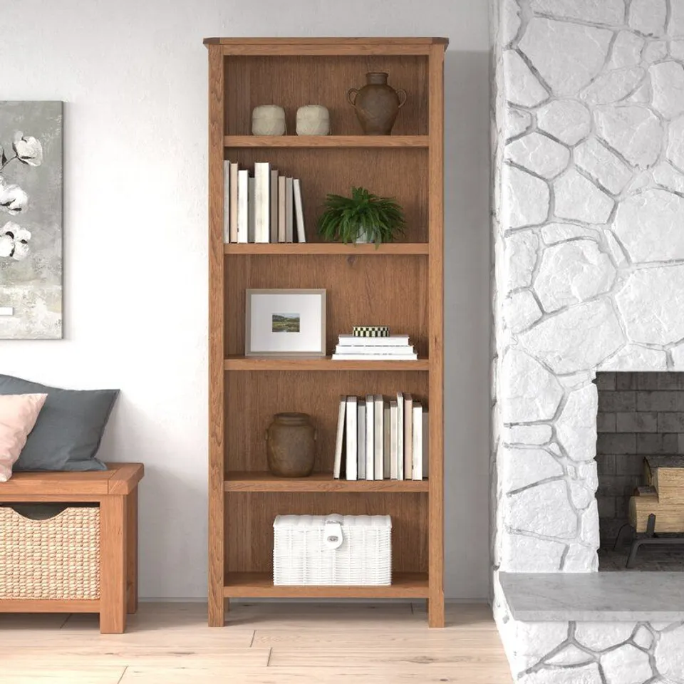 KINGS POINT BOOKCASE OAK 