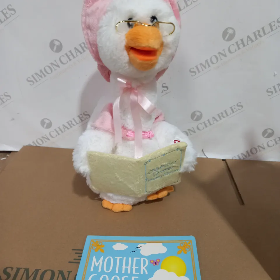 CUDDLE BARN ANIMATED NURSERY RHYME MOTHER GOOSE WITH BOOK