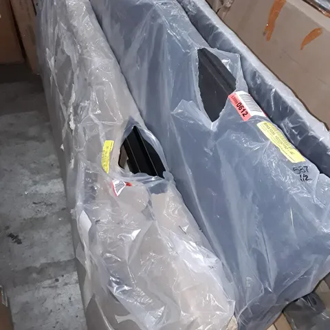 LOT OF BLACK METAL BED FRAME PARTS