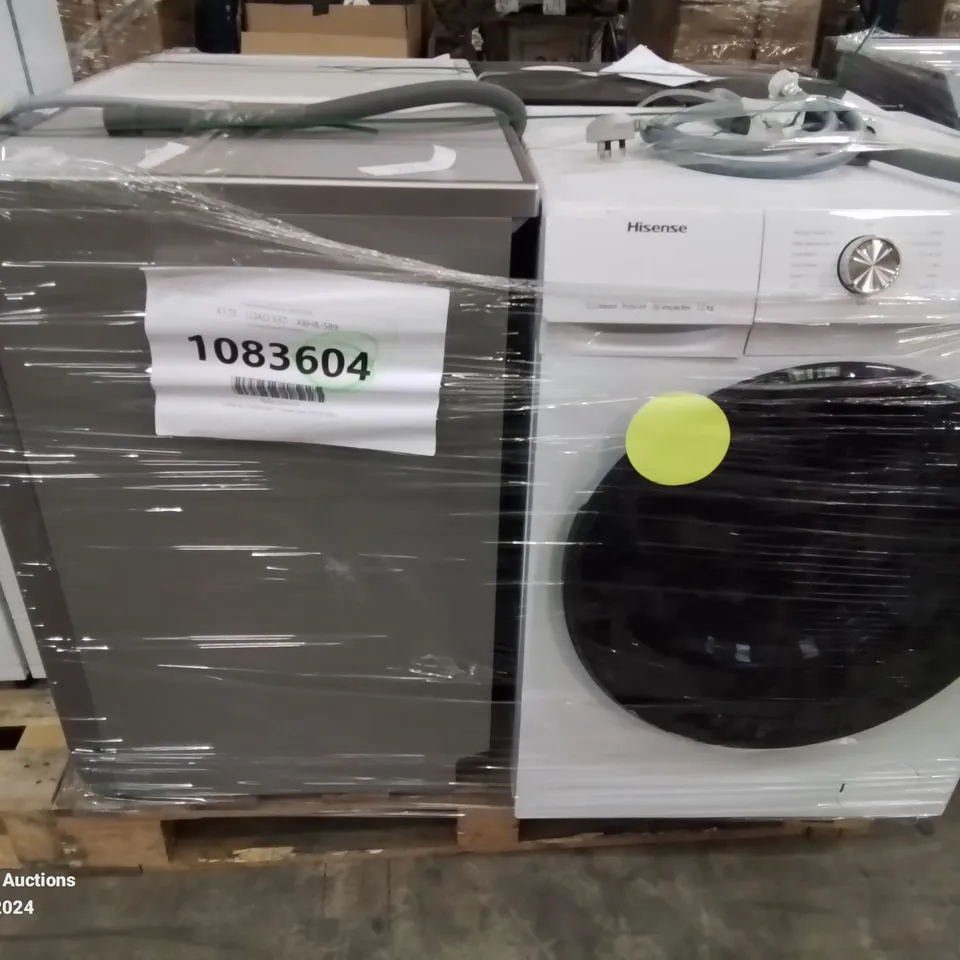 PALLET OF APPROXIMATELY 4 UNPROCESSED RAW RETURN WHITE GOODS TO INCLUDE;