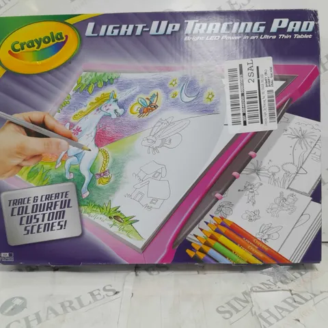 BOXED CRAYOLA LIGHT UP TRACING PAD ASSORTMENT 