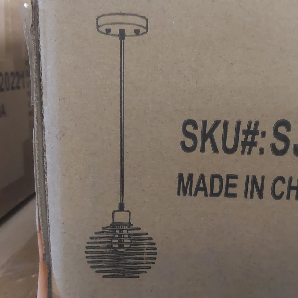 BOXED BARTRUFF 1-LIGHT SINGLE PENDANT BASE FINISH - CLASSIC BLACK & BRASS DUST