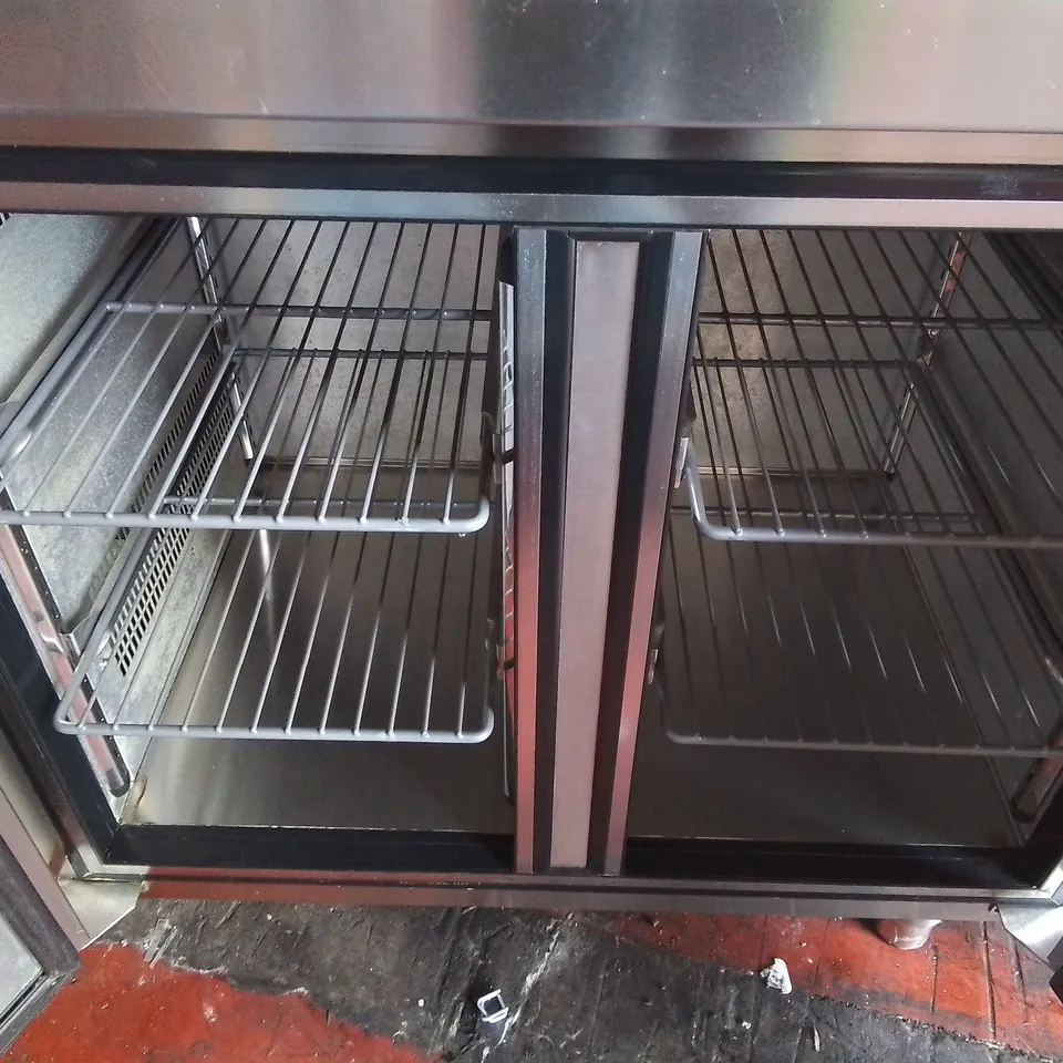 FOSTER DC1/2M COMMERCIAL STAINLESS CHILLED FOOD PREP COUNTER