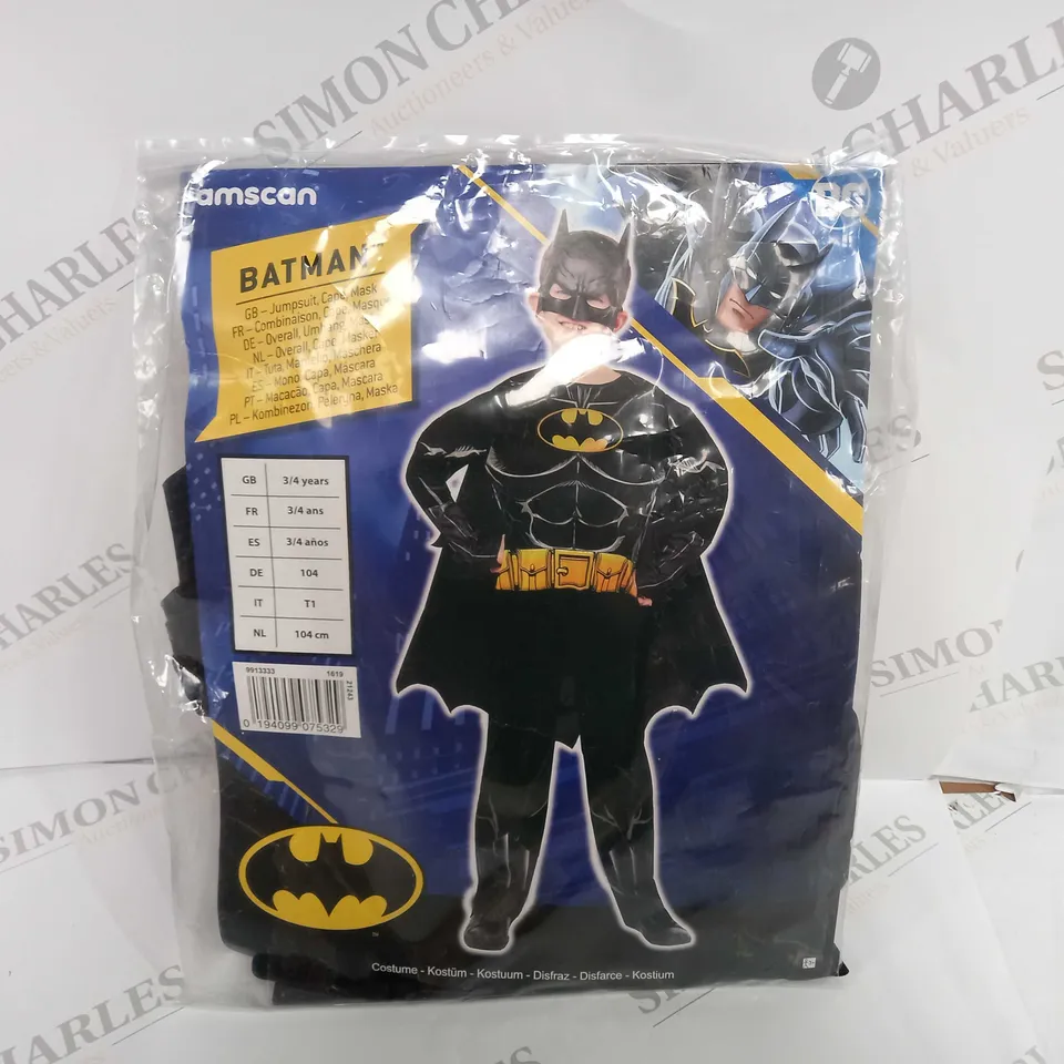 CHILDREN BATMAN COSTUME - 3/4 YEARS