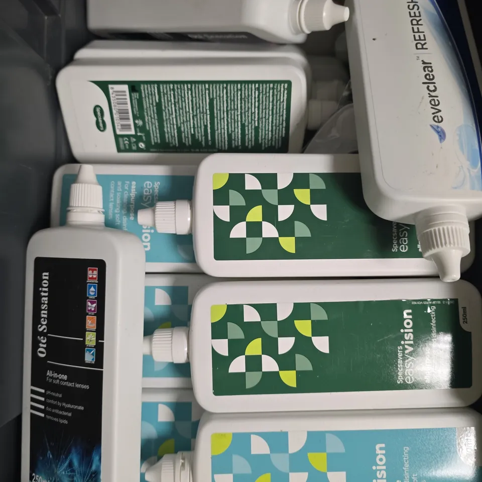 APPROXIMATELY 15 ASSORTED HEALTH PRODUCTS TO INCLUDE NICORETTE & CONTACT LENS SOLUTIONS - COLLECTION ONLY  