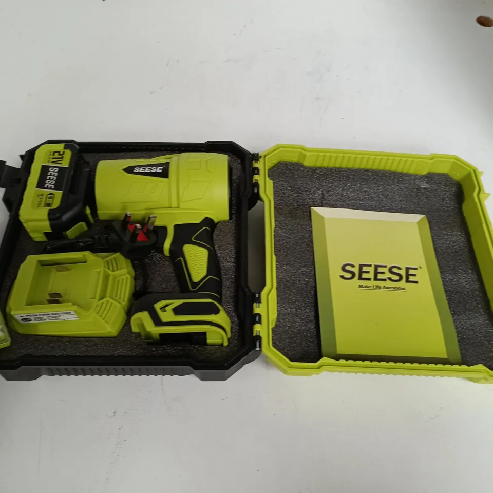 SEESE STORM MACHINE WIND BLOWER IN CARRY CASE