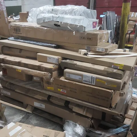 PALLET CONTAINING A LARGE QUANTITY OF ASSORTED FURNITURE PARTS ECT