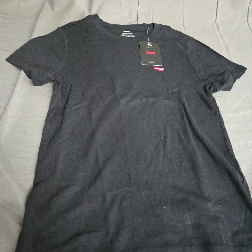 LEVIS BLACK LOGO TEE SIZE M