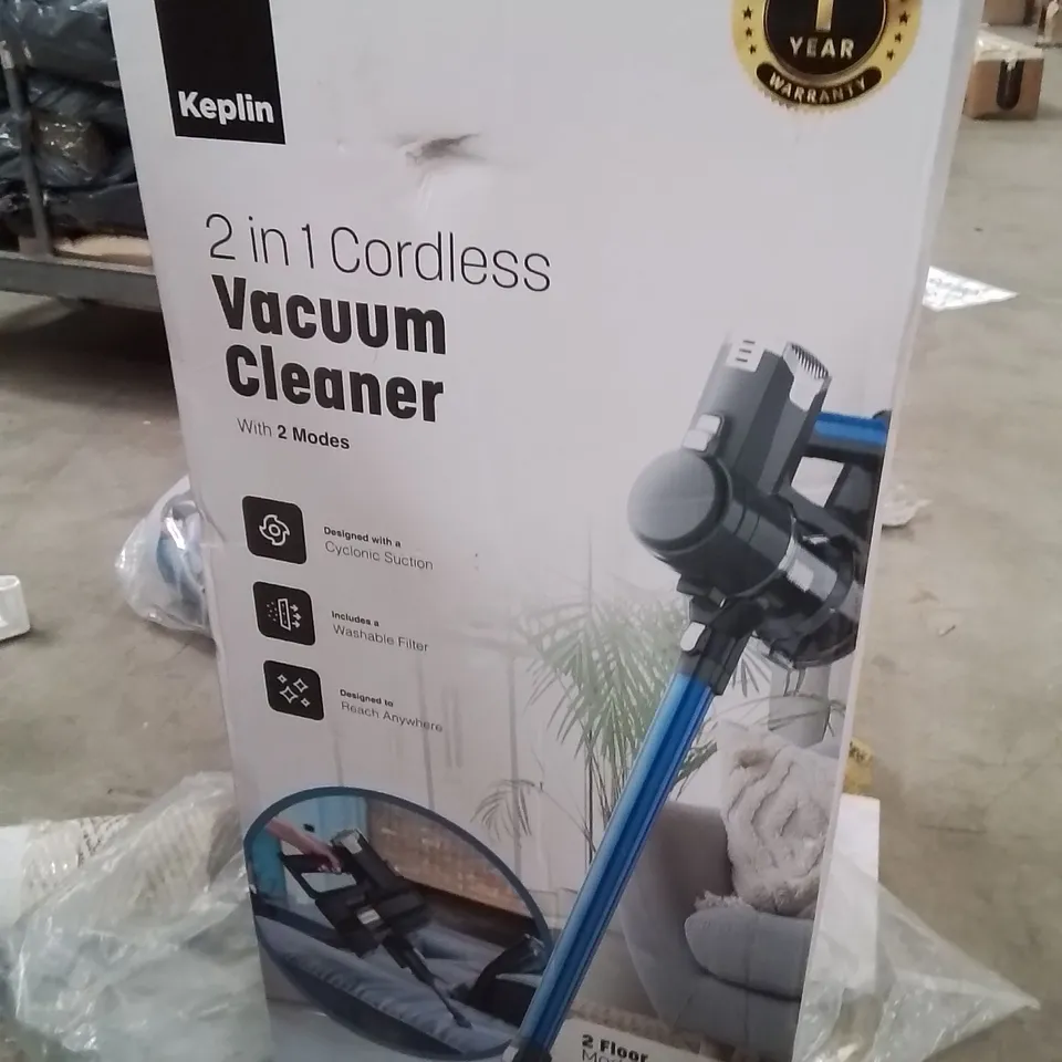 BOXED KEPLIN 2IN1 CORDLESS VACUUM CLEANER 