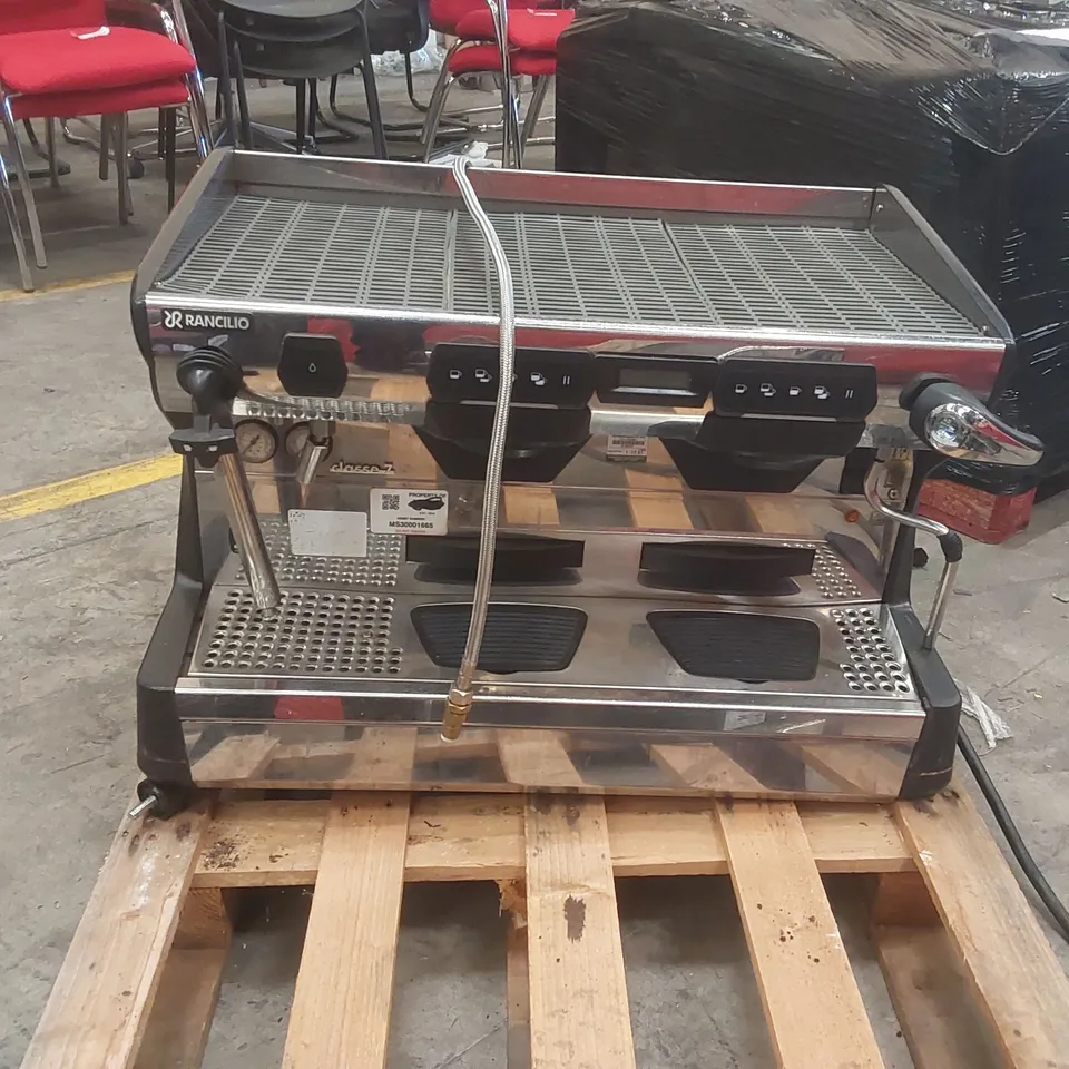 RANCILIO CLASSE 7 2 GROUP COMMERCIAL COFFEE MACHINE WITH ISTEAM