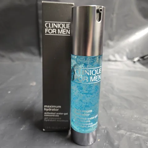 CLINIQUE FOR MEN MAXIMUM HYDRATOR ACTIVATED WATER GEL CONCENTRATE - 48ML